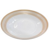 Set 6 Farfurii Adanci din Opal Alb Model Emperor 23cm CNN47455