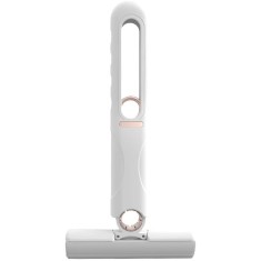 Mop de mana Cyrax, mini-portabil, cu sistem de stoarcere, dispozitiv de curatat manual, cu burete absorbant, material PVA, multisuprafete si geamuri,