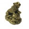 Statueta Feng Shui Tigru cu Sac de bani - 4,3cm, MODEL FS209(B)