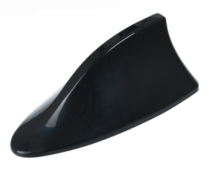Antena auto AM/FM shark tail, prindere autoadeziva, 17 x 7,5 x 6,5cm, negru