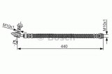 Conducta / cablu frana VW TOUAREG (7LA, 7L6, 7L7) (2002 - 2010) BOSCH 1 987 481 175