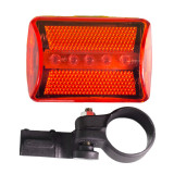 Stop spate bicicleta cu 3 led-uri Rival Store, 8 functii, montaj tija sa, baterii incluse