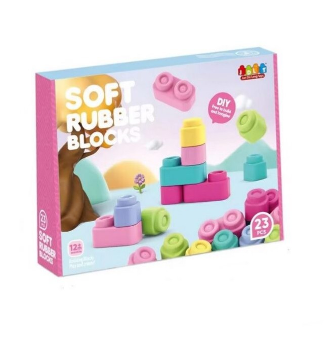 Set cuburi moi pentru bebelusi JDLT 23 piese