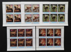 YEMEN K. - PICTURA, CAI-serie 6 x 5 v in-In 5 COLI mici- NEOBLIT.MNH**- YK 068B