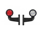 Lampa Gabarit LED SMD Alb Rosu 12V 24V Fristom Brat Auto Camion Remorca Stanga Dreapta