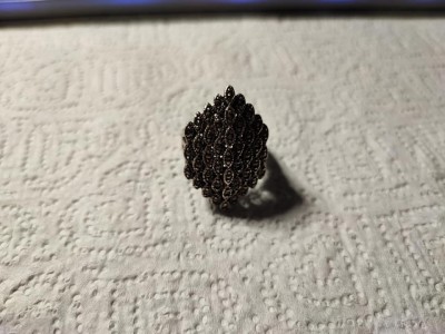 Inel argint vintage cu marcasite foto