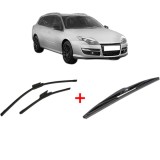 Cumpara ieftin Set 3 stergatoare RENAULT LAGUNA III Grandtour (KT0/1) 2007-2015, parbriz si luneta, Bosch Twin