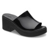 Sandale Crocs Brooklyn Slide High Shine Heel Negru - Black, 36 - 38