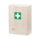 Dulap pentru medicamente si prim ajutor din lemn, 33x23x12cm, maro