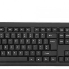 Tastatura cu fir Tellur Basic, US, USB (Negru)