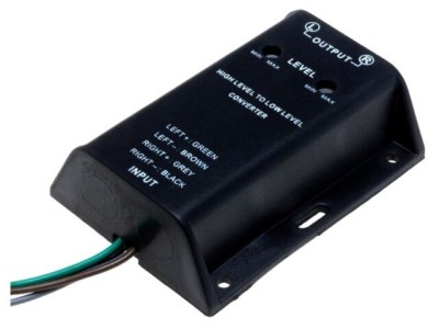Convertor nivel semnale aurit 40W foto