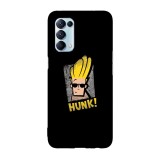 Husa compatibila cu Oppo A72, Viceversa, model Johnny Bravo Hunk, Silicon, TPU, Transparent, Carcasa