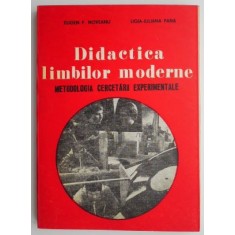 Didactica limbilor moderne. Metodologia cercetarii experimentale - Eugen P. Noveanu, Ligia-Iuliana Pana