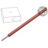Cablu Siliconic Cupru Roșu 2.5mm&sup2; 300V/500V