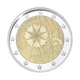 Nou: Estonia 2 euro 2024 comemorativa, UNC