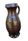 VAS DECORATIV VINTAGE DIN CERAMICA SCANDINAVA, LUCRATA MANUAL