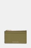 MICHAEL Michael Kors portofel de piele culoarea verde, 32F5GJ6D8L