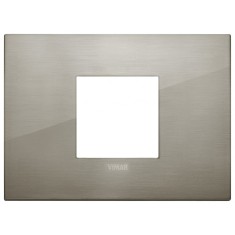 Rama Ornament 2M metal pentru doza de 3M Vimar Arke inox periat 19652.08