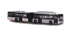 Majorette macheta Autobuz MAN Lion gri, aprox 1:100 foto