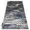 Covor DE LUXE modern 460 Linii - structural albastru inchis / aur, 240x340 cm