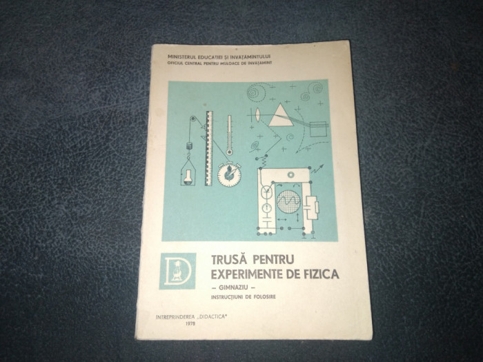 TRUSA PENTRU EXPERIMENTE DE FIZICA 1978