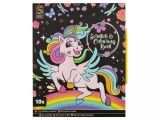 Set creativ de colorat si razuit, unicorn, Grafix