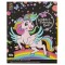 Set creativ de colorat si razuit, unicorn