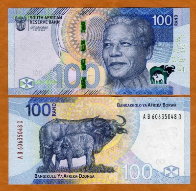 !!! AFRICA de SUD - 100 RANZI (2023) - P 151 - UNC / SERIA AB foto