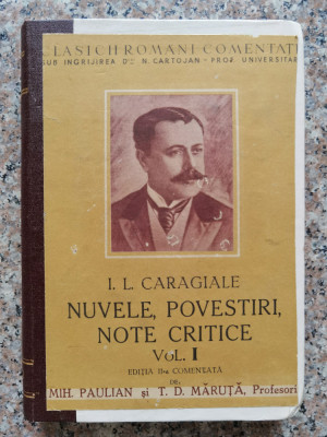 Nuvele, Povestiri, Note Critice Vol. 1 Editia A Ii-a Comenta - Mih. Paulian, T. D. Maruta ,554326 foto