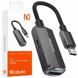 Mcdodo Przejści&oacute;wka Usb-C Na Usb Otg Usb-A Adapter Kabel Pendrive Ładowanie