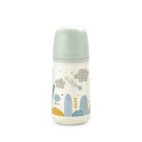 Biberon 270 ml tetină fiziologică SX Pro debit mediu verde Dreams, Suavinex