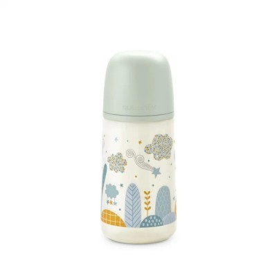 Biberon 270 ml tetină fiziologică sx pro debit mediu verde dreams foto