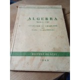O. Algebră manual VI 1949