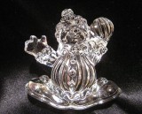 BIBELOU / FIGURINA MINIATURA DIN CRISTAL NAGELBERGER GERMANIA - CLOVN 7.5 CM