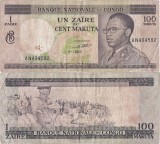 1968 (1 IX), 1 zaire (P-12a.3) - Congo