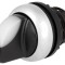 Comutator Rotativ 22mm Poziție Stabilă 2 Albă