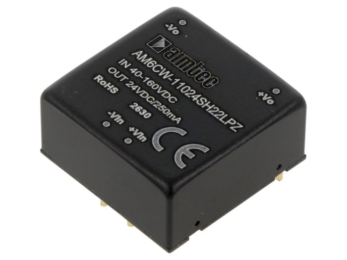 Convertor DC/DC 6W 24V THT