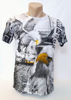 Tricou barbați design vulturi - XL foto
