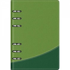 Agenda organizer B6 cu 6 inele Apple Green