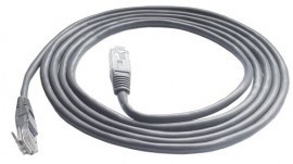 Cablu UTP Gembird Patch cord cat. 5E 15m Gri/Alb, Produs nou foto