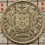 Portugalia 10 centavos 1915 argint - km 563 - A007