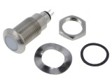 Lampă de control LED plată alb rece MARL 12-28V IP67