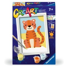 Ravensburger - CreArt pictura pe numere pentru copii tigru salbatic