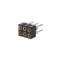 Conector 6 pini, seria {{Serie conector}}, pas pini 2mm, CONNFLY - DS1002-02-2*3BT1F6