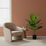 Planta artificiala Dieffenbachia decorativa cu ghiveci, 100 cm, verde