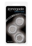 Set 3 inele cu margele pentru penis Renegade Intensity Rings