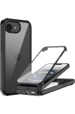 Carcasă compatibilă cu iPhone 16e, cu sticlă protectoare integrată, carcasă de protecție completă 360&deg;, carcasă rezistentă la șocuri pentru iPhone 16e
