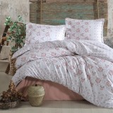 Lenjerie de pat ranforce clasy king size (krista)