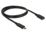 Cablu USB C 1m negru, 10Gbps, 60W - DELOCK