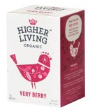 Ceai de fructe VERY BERRY eco, 15 plicuri, Higher Living